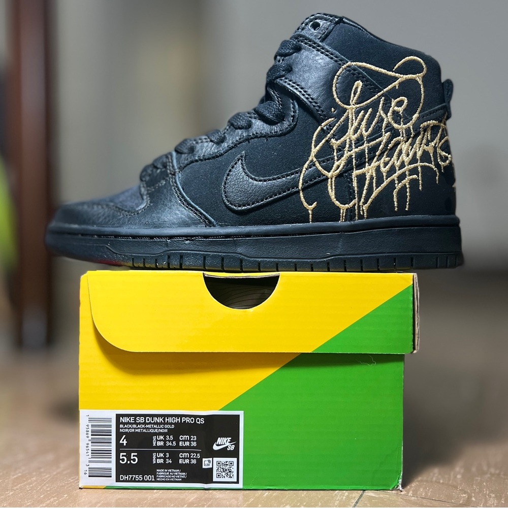Nike SB Dunk High × FAUST Size 4